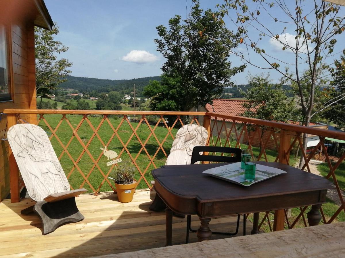 Le Chalet Des Etoiles Champagnac-le-Vieux Kültér fotó
